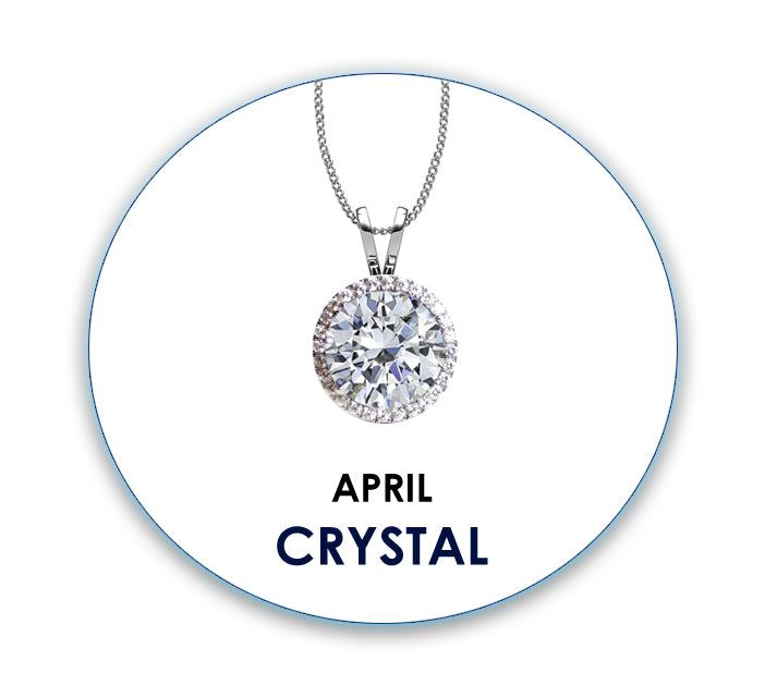 Sparkling Swarovski® Crystal Pendant Necklace with Cubic Zirconia Halo