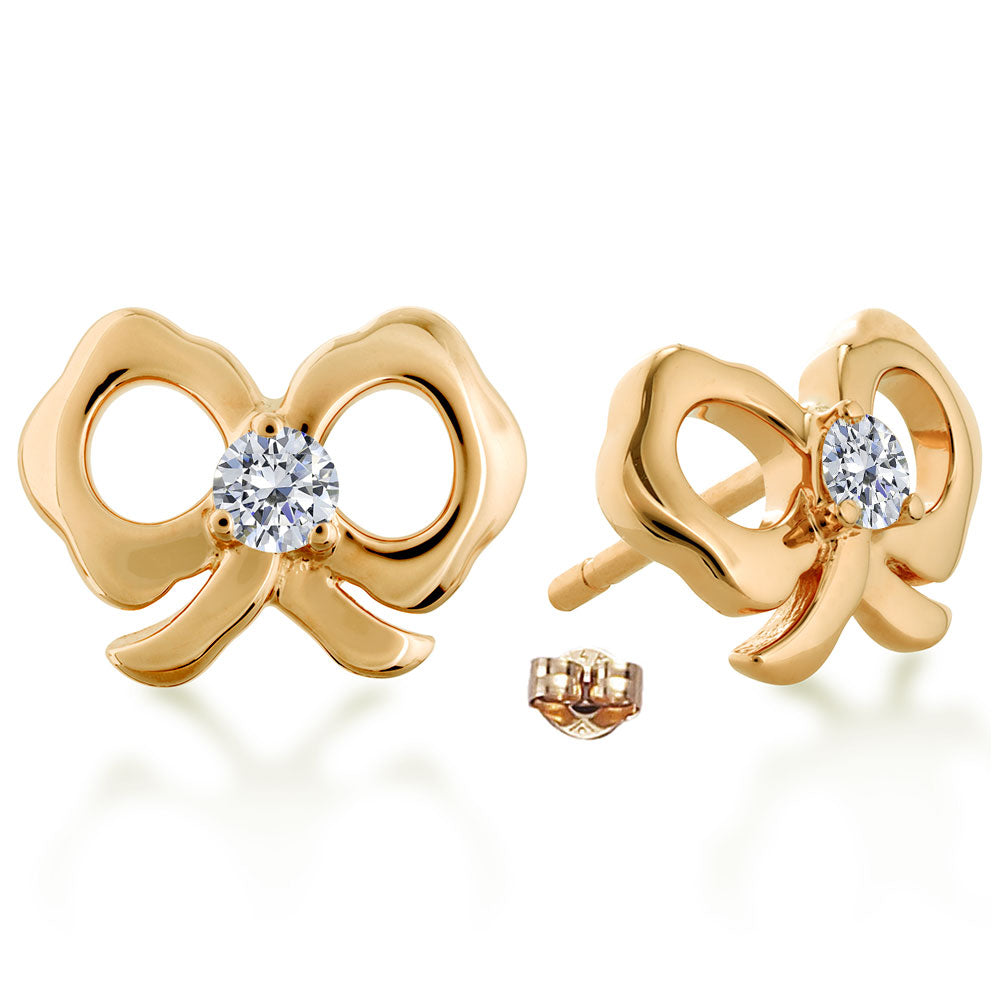 Tiffany Bow-Shaped Swarovski® Birthstone Crystal Stud Earrings
