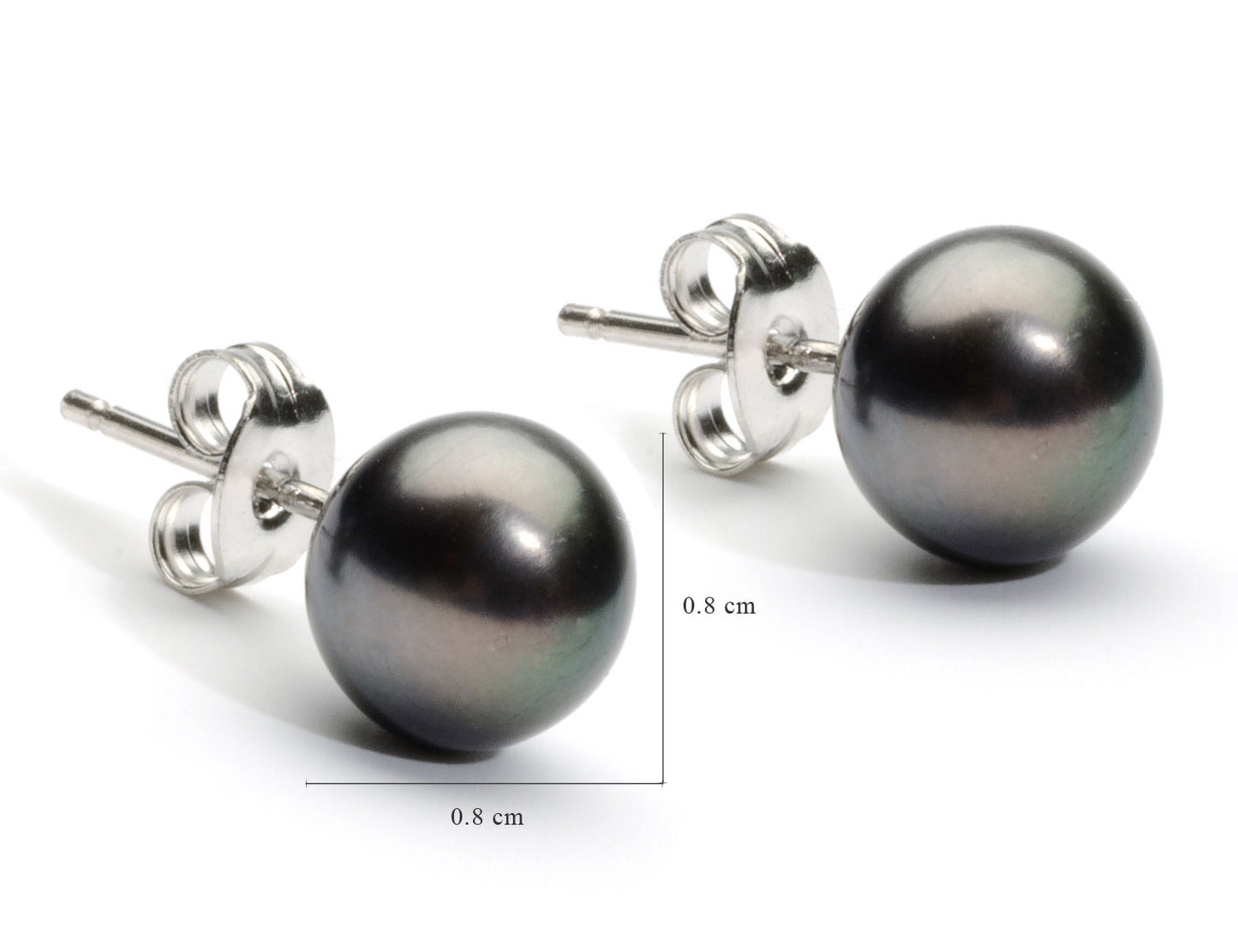 Luxurious Swarovski Pearl Earrings in Twilight Black
