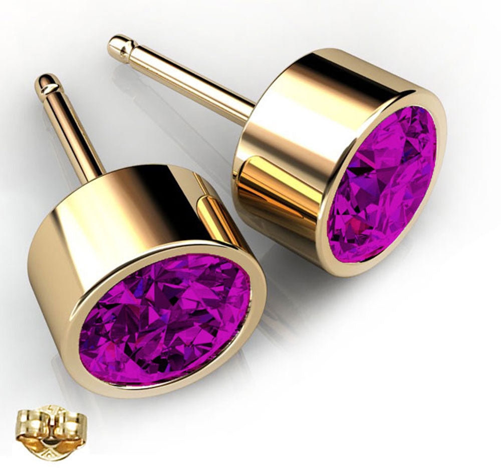 Swarovski® Birthstone Crystal Contemporary Stud Earrings