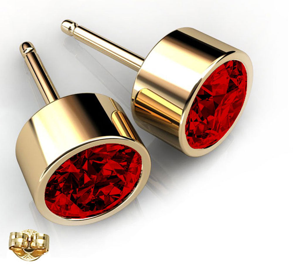 Swarovski® Birthstone Crystal Contemporary Stud Earrings