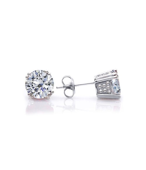 Minimalist Solitaire- Swarovski® Birthstone Crystal Stud Earrings
