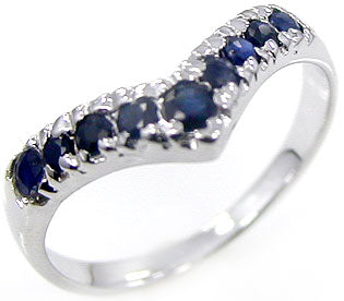 Natural Blue Sapphire .925 Sterling Silver Ring